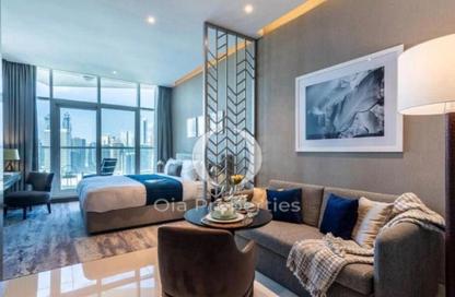 Apartment - Studio - 1 Bathroom for rent in Damac Maison Prive A - Damac Maison Prive - Business Bay - Dubai