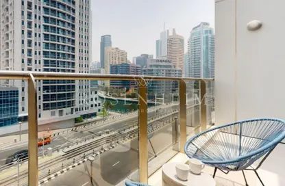Apartment - 1 Bedroom - 2 Bathrooms for rent in Sparkle Tower 3 - Sparkle Towers - Dubai Marina - Dubai