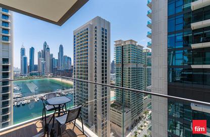 Apartment - 1 Bedroom - 1 Bathroom for rent in Beach Isle Tower 1 - Beach Isle - Emaar Beachfront - Dubai Harbour - Dubai