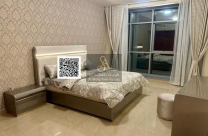 شقة - 2 غرف نوم - 2 حمامات للايجار في برج الكورنيش - طريق كورنيش عجمان - عجمان