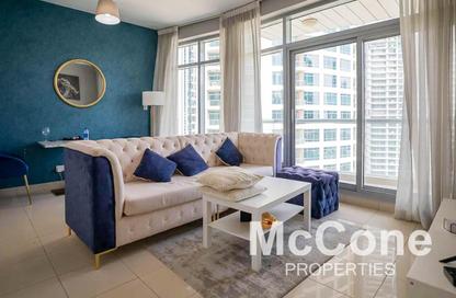 شقة - غرفة نوم - 2 حمامات للايجار في برج فيرفيلد - بارك أيلندز - دبي مارينا - دبي