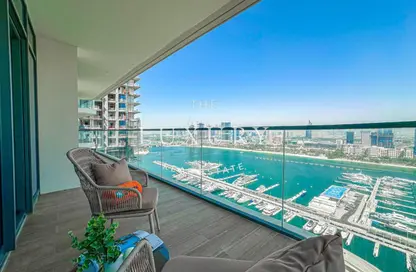 Apartment - 3 Bedrooms - 5 Bathrooms for rent in Marina Vista Tower 2 - Marina Vista - EMAAR Beachfront - Dubai Harbour - Dubai