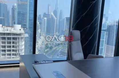مكتب - 4 غرف نوم للايجار في برج بارك لين - الخليج التجاري - دبي