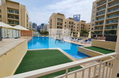 Apartment - Studio - 1 Bathroom for rent in Al Dhafra 3 - Al Dhafra - Greens - Dubai