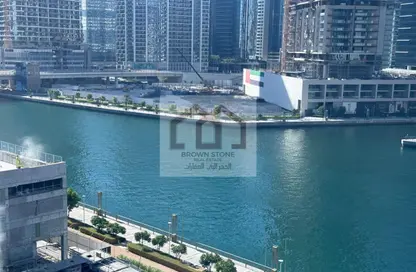 شقة - غرفة نوم - 2 حمامات للبيع في برج وارف الغربي - الخليج التجاري - دبي