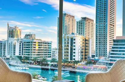 Apartment - 1 Bedroom - 2 Bathrooms for rent in Dorra Bay - Dubai Marina - Dubai