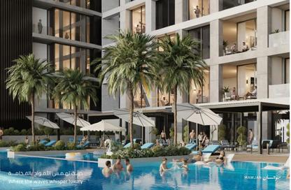 Apartment - 1 Bedroom - 2 Bathrooms for sale in Mawjan Tower - Ajman Corniche Road - Ajman