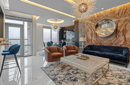 شقة - 4 غرف نوم - 5 حمامات للايجار في برج نورا - مدينة الحبتور - الخليج التجاري - دبي