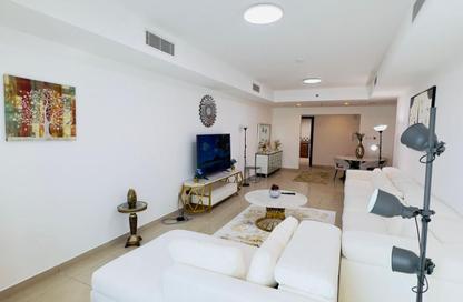 Apartment - 1 Bedroom - 2 Bathrooms for rent in Beach Tower 2 - Al Khan Lagoon - Al Khan - Sharjah