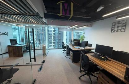 Office Space - Studio - 1 Bathroom for rent in The Binary Tower - Business Bay - Dubai