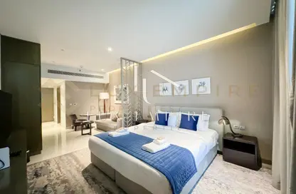 Apartment - Studio - 1 Bathroom for rent in Damac Maison Prive A - Damac Maison Prive - Business Bay - Dubai