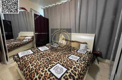 Apartment - 1 Bedroom - 2 Bathrooms for rent in Orient Tower 1 - Orient Towers - Al Bustan - Ajman