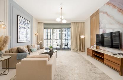 شقة - غرفة نوم - 1 حمام للبيع في برج Marina Vista 1 - مارينا فيستا - إعمار بيتشفرونت - دبي هاربور - دبي