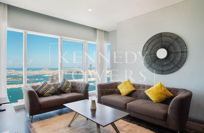 Apartment - 2 Bedrooms - 2 Bathrooms for rent in Damac Heights - Dubai Marina - Dubai