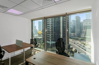 Office Space - Studio - 2 Bathrooms for rent in The Binary Tower - Business Bay - Dubai