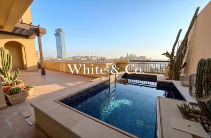 Apartment - 4 - 5 for rent in The Fairmont Palm Residence South - The Fairmont Palm Residences - Palm Jumeirah - Dubai