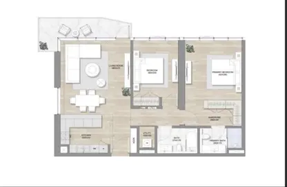 شقة - 2 غرف نوم - 2 حمامات للبيع في سكاي - جزيرة راحة. - ميناء العرب - راس الخيمة - رأس الخيمة