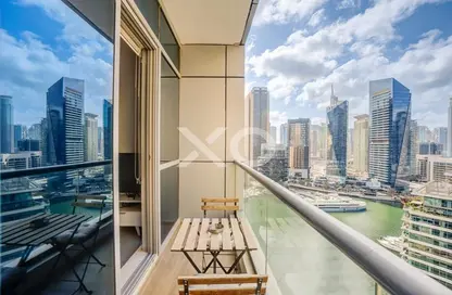 شقة - غرفة نوم - 2 حمامات للبيع في باي سنترال غرب - باي سنترال - دبي مارينا - دبي