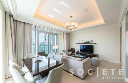Apartment - 2 - 3 for rent in The Address Residence Fountain Views 2 - The Address Residence Fountain Views - Downtown Dubai - Dubai