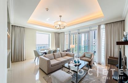 Apartment - 2 - 3 for rent in The Address Residence Fountain Views 2 - The Address Residence Fountain Views - Downtown Dubai - Dubai