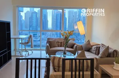 Apartment - 1 Bedroom - 2 Bathrooms for rent in Saba Tower 3 - JLT Cluster Q - Jumeirah Lake Towers - Dubai