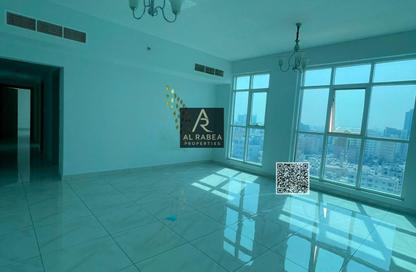 Apartment - 2 Bedrooms - 2 Bathrooms for rent in Corniche Tower - Ajman Corniche Road - Ajman
