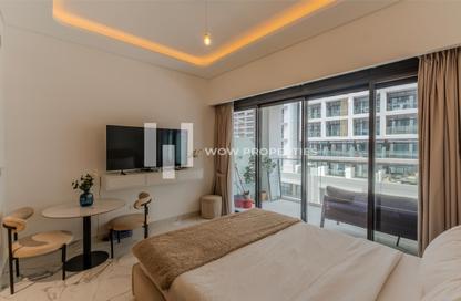 Apartment - Studio - 1 Bathroom for rent in Azizi Riviera 65 - Azizi Riviera - Meydan One - Meydan - Dubai