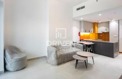 Apartment - 1 - 2 for rent in The V Tower - Dubai Land Residence Complex - Dubai