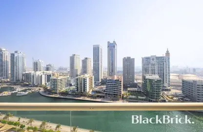 شقة - غرفة نوم - 2 حمامات للايجار في خليج الدرة - دبي مارينا - دبي