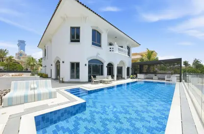 Villa - 5 Bedrooms - 6 Bathrooms for rent in Garden Homes Frond D - Garden Homes - Palm Jumeirah - Dubai