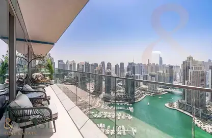 شقة - 2 غرف نوم - 2 حمامات للايجار في بوابة المارينا 2 - مارينا جيت - دبي مارينا - دبي