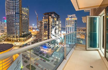 شقة - 2 - 3 للايجار في برج سفير 2 - ابراج سفير - الخليج التجاري - دبي