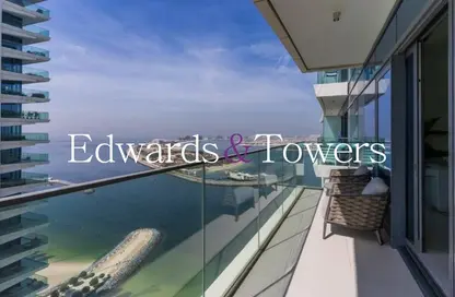 شقة - 2 غرف نوم - 2 حمامات للايجار في برج Beach Vista 2 - بيتش فيستا - إعمار بيتشفرونت - دبي هاربور - دبي
