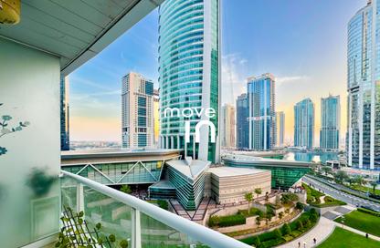 Apartment - Studio - 1 Bathroom for rent in Lake Terrace - JLT Cluster D - Jumeirah Lake Towers - Dubai