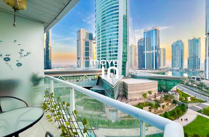 Apartment - Studio - 1 Bathroom for rent in Lake Terrace - JLT Cluster D - Jumeirah Lake Towers - Dubai