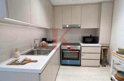 Apartment - Studio - 1 Bathroom for rent in Waters Edge - Yas Island - Abu Dhabi