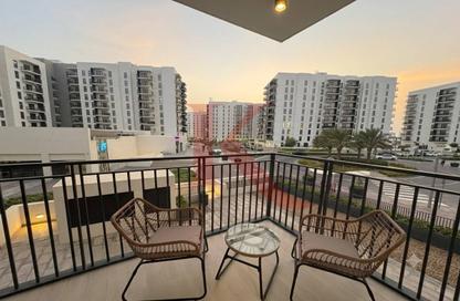 Apartment - Studio - 1 Bathroom for rent in Waters Edge - Yas Island - Abu Dhabi