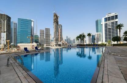 Apartment - 1 - 1 for rent in Churchill Residency Tower - Churchill Towers - Business Bay - Dubai