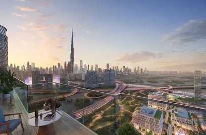 بنتهاوس - 3 غرف نوم - 4 حمامات للبيع في ديزاين كوارتر برج ج - ديزاين كوارتر - دبي ديزاين ديستريكت - دبي