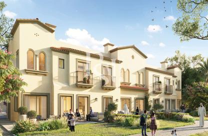 Townhouse - 3 - 4 for sale in Bloom Living - Zayed City (Khalifa City C) - Khalifa City - Abu Dhabi