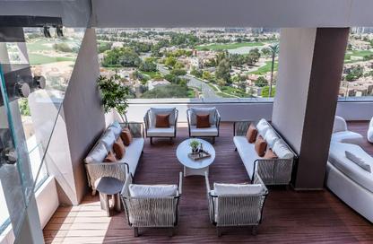 Apartment - 3 Bedrooms - 4 Bathrooms for rent in Vista by Prestige One - Dubai Sports City - Dubai
