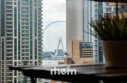 شقة - غرفة نوم - 2 حمامات للايجار في دبي مارينا - دبي