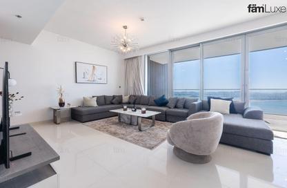 Apartment - 3 Bedrooms - 3 Bathrooms for sale in Beach Isle Tower 2 - Beach Isle - Emaar Beachfront - Dubai Harbour - Dubai