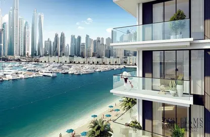 Apartment - 3 Bedrooms - 3 Bathrooms for sale in Beach Mansion - EMAAR Beachfront - Dubai Harbour - Dubai