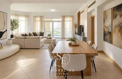 Apartment - 3 Bedrooms - 4 Bathrooms for rent in Al Sultana - Shoreline Apartments - Palm Jumeirah - Dubai