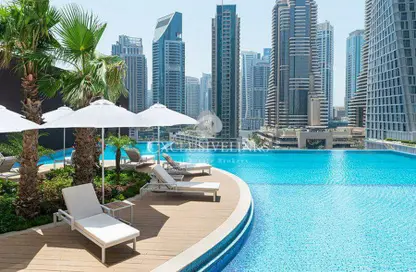 Apartment - Studio - 1 Bathroom for rent in Jumeirah Living Marina Gate - Marina Gate - Dubai Marina - Dubai