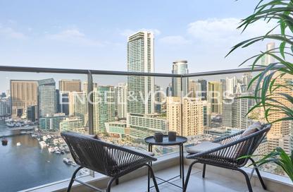 Apartment - 1 Bedroom - 1 Bathroom for rent in Sparkle Tower 1 - Sparkle Towers - Dubai Marina - Dubai