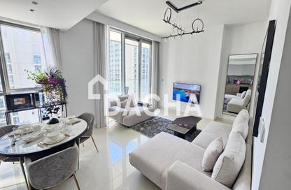 Apartment - 1 Bedroom - 1 Bathroom for rent in Beach Isle Tower 1 - Beach Isle - EMAAR Beachfront - Dubai Harbour - Dubai