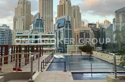 شقة - 1 حمام للايجار في دي اي سي تاور 3 - D.E.C.  أبراج - دبي مارينا - دبي