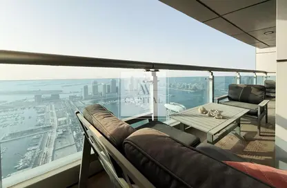 Apartment - 2 Bedrooms - 3 Bathrooms for rent in Princess Tower - Dubai Marina - Dubai